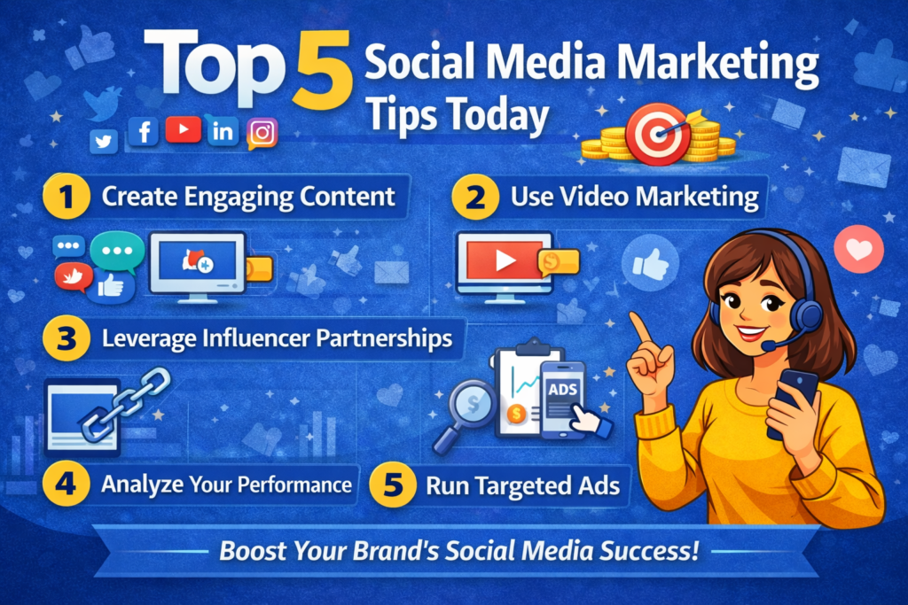 Top 5 Social Media Marketing Tips Today