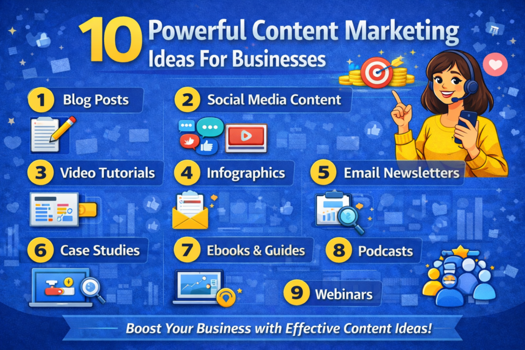 10 Powerful Content Marketing Ideas For Businesses